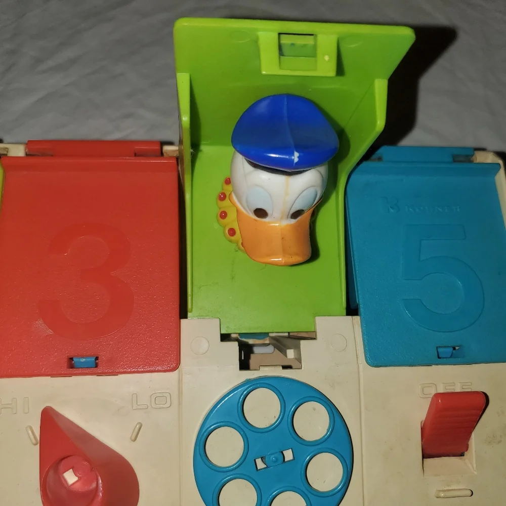 Vintage 80s Playskool Busy Poppin Pals - Walt Disney Toy